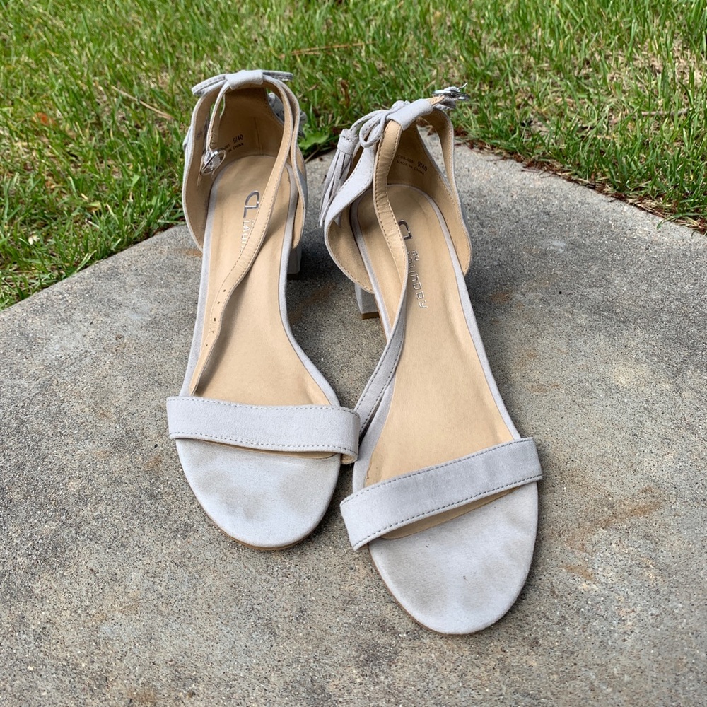 Silver heels